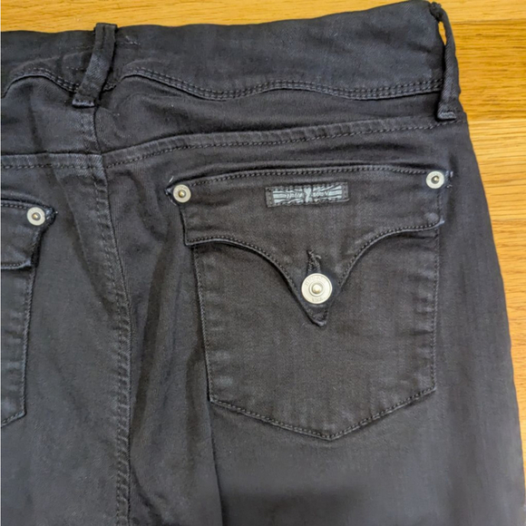 Hudson Jeans Collin Black Skinny Denim Size 31 - Picture 8 of 12